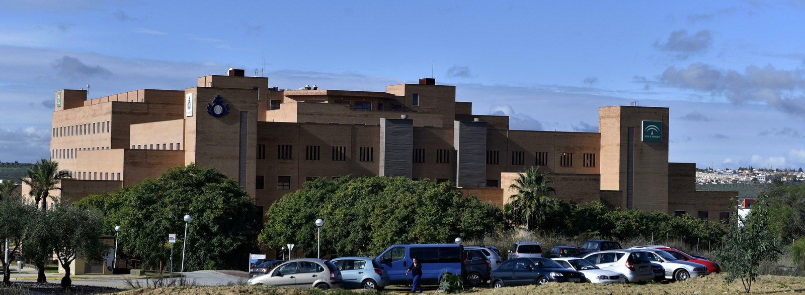 Una vista del Hospital del Aljarafe, ubicado junto a la A-49, en término municipal de Bormujos.