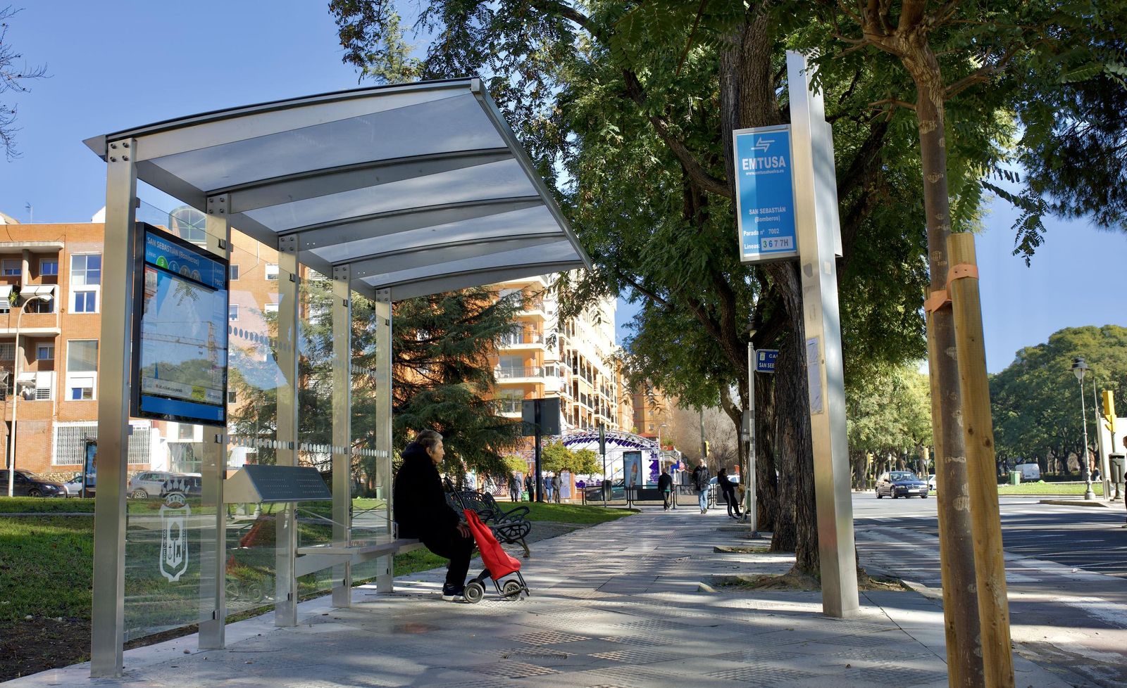 Nuevas marquesinas en Huelva.