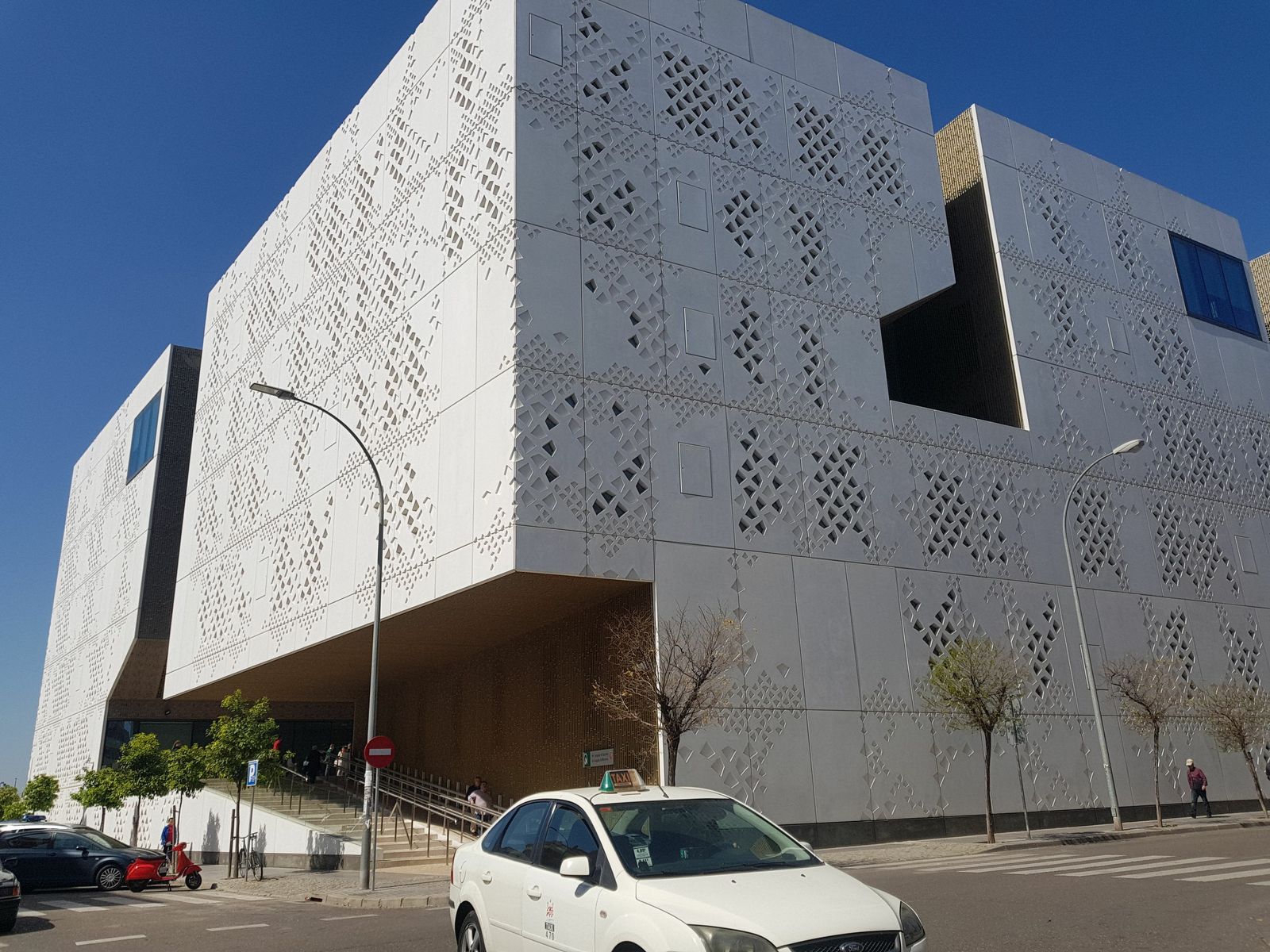 Uno de los accesos a la Ciudad de la Justicia