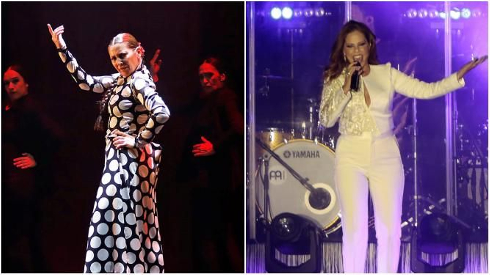 Sara Baras y Pastora Soler, durante una de sus actuaciones.