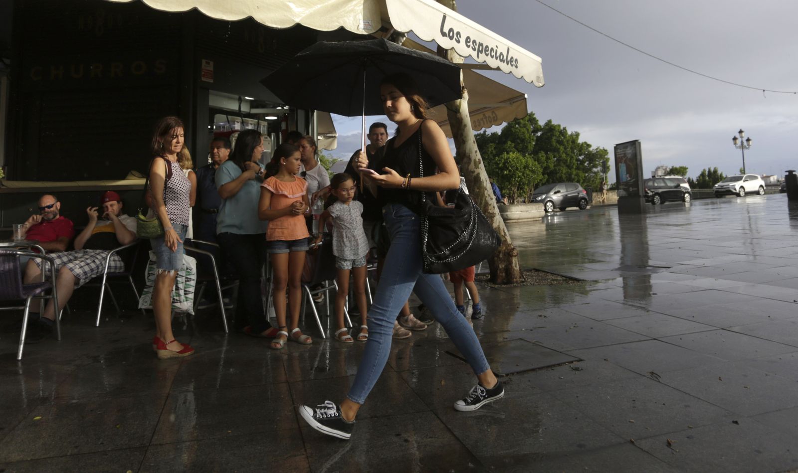Las imágenes de la lluvia en Sevilla
