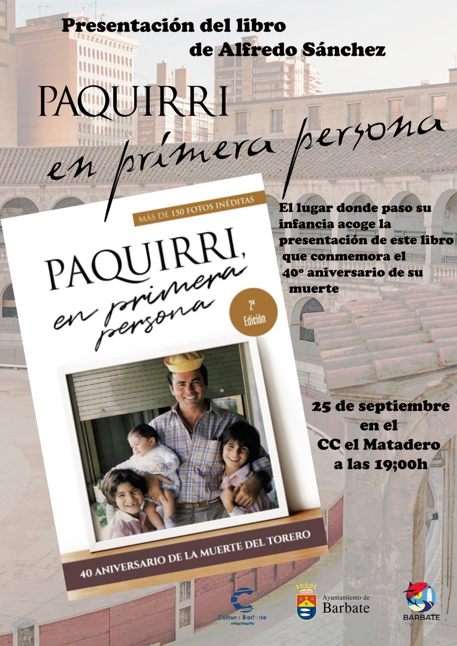 Libro 'Paquirri, en primera persona'.