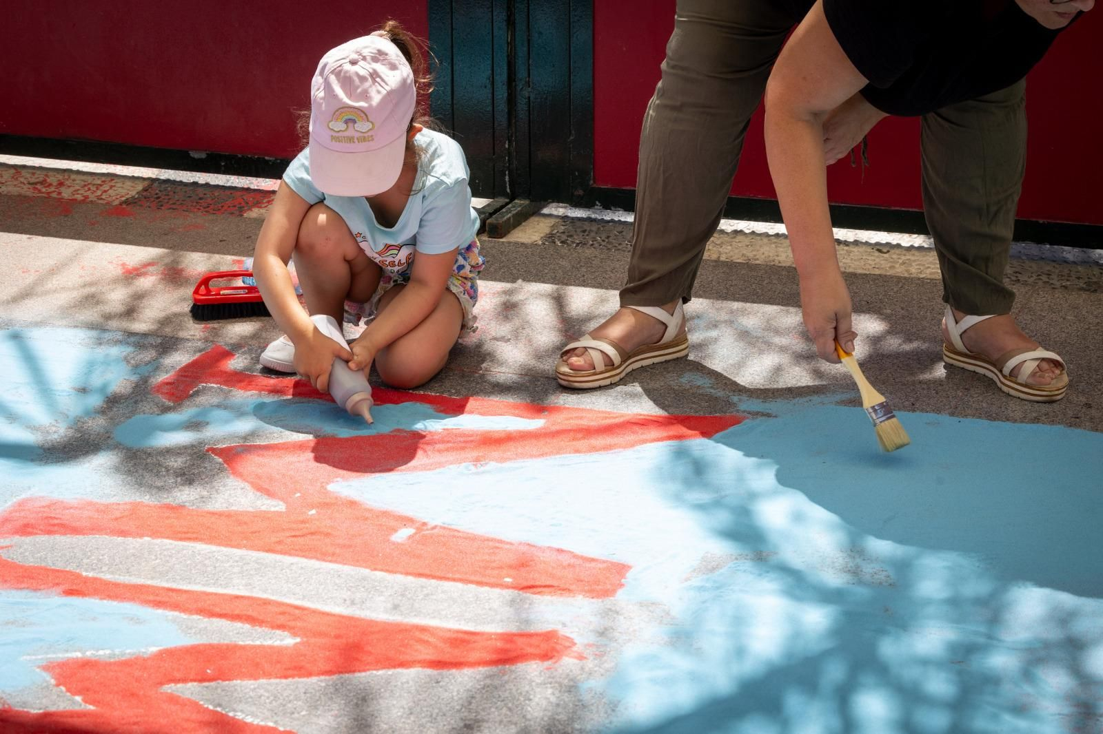 Imágenes de los preparativos para el Corpus en Cádiz