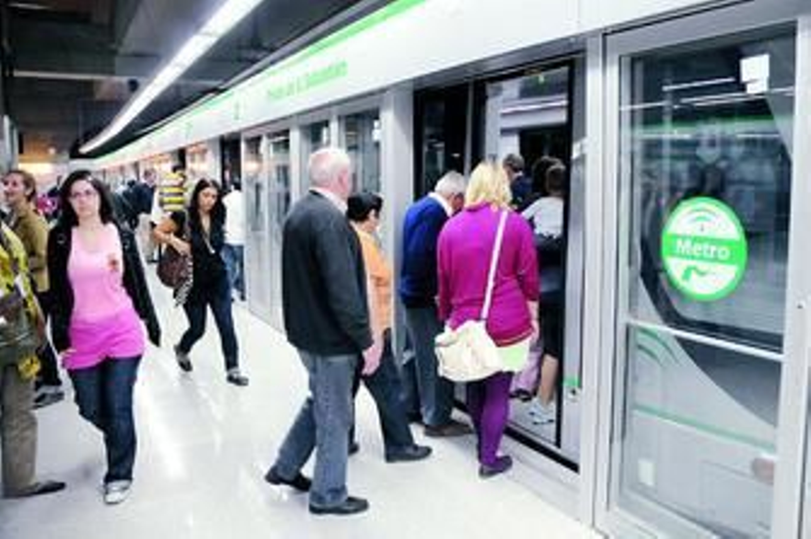 La estación del Prado, la más céntrica del Metro, mientras no se abra la Puerta de Jerez.