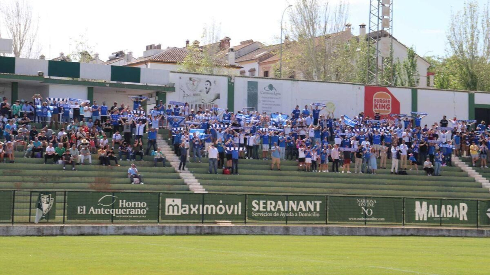 La afición azulina arropará al equipo en El Maulí igual que la pasada temporada.