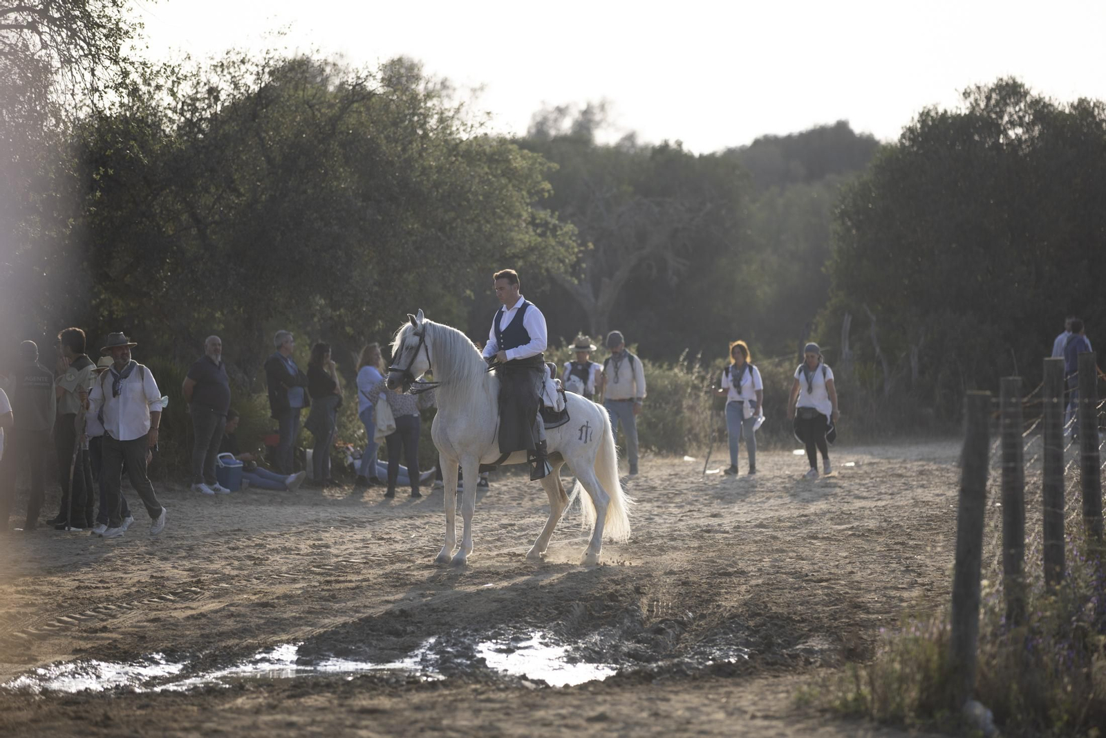 El Rocío 2023: Imágenes de la entrada de la Hermandad de Huelva en El Rocío