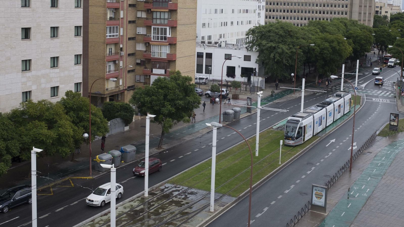 El proyecto contempla que la ampliación del Metrocentro hasta la estación de Santa Justa comience desde la parada de San Bernardo.