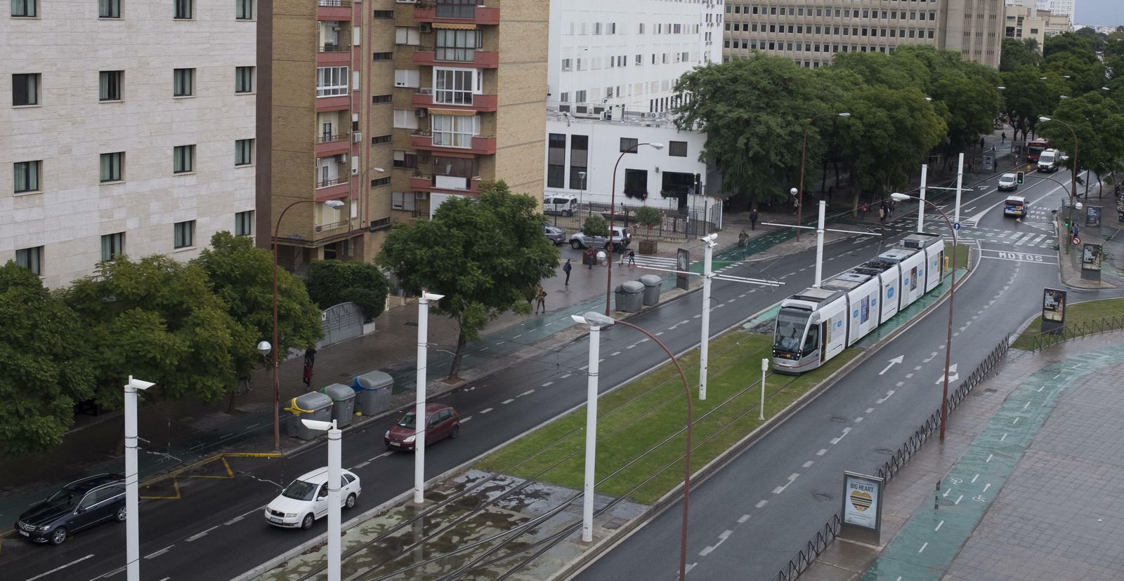 El proyecto contempla que la ampliación del Metrocentro hasta la estación de Santa Justa comience desde la parada de San Bernardo.
