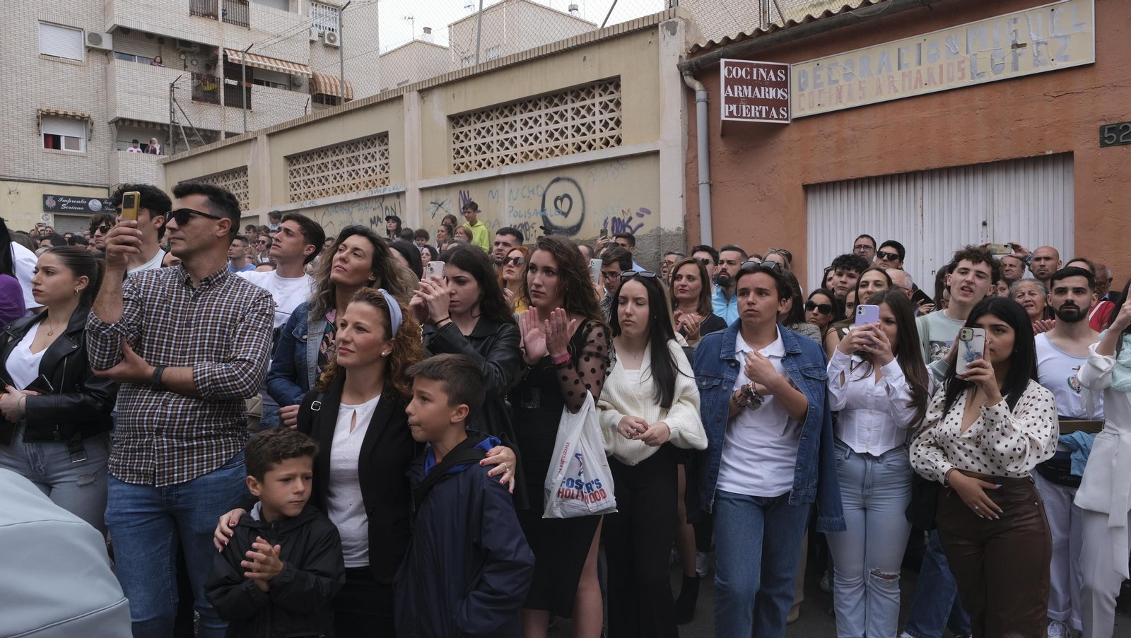 La procesión de Los Ángeles en Almería, en imágenes