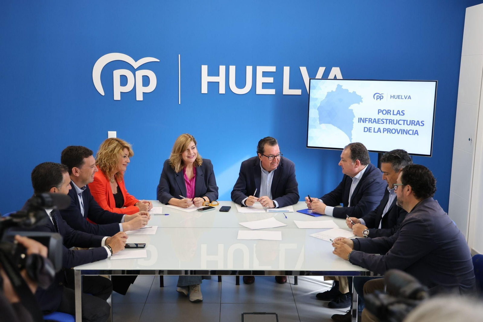 Reunión de cargos públicos del PP de Huelva