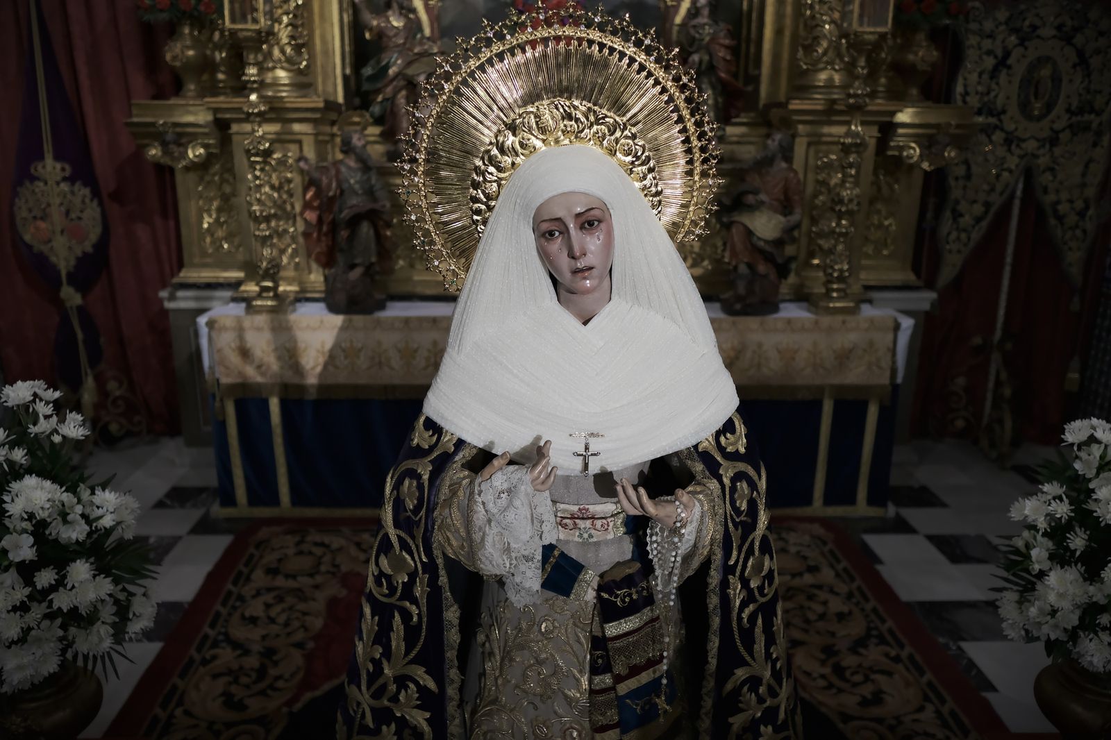 Las imágenes de la veneración a la Virgen de las Aguas del Museo