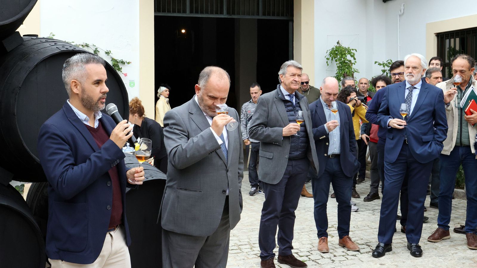 Presentación de los vinos VORS de Cayetano del Pino en Jerez