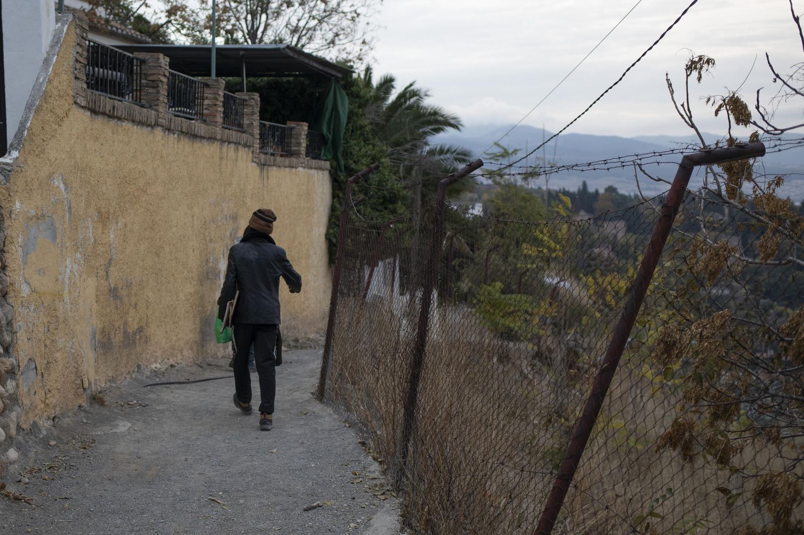 Fotos de San Miguel Alto, el barrio de Granada que pende de un hilo