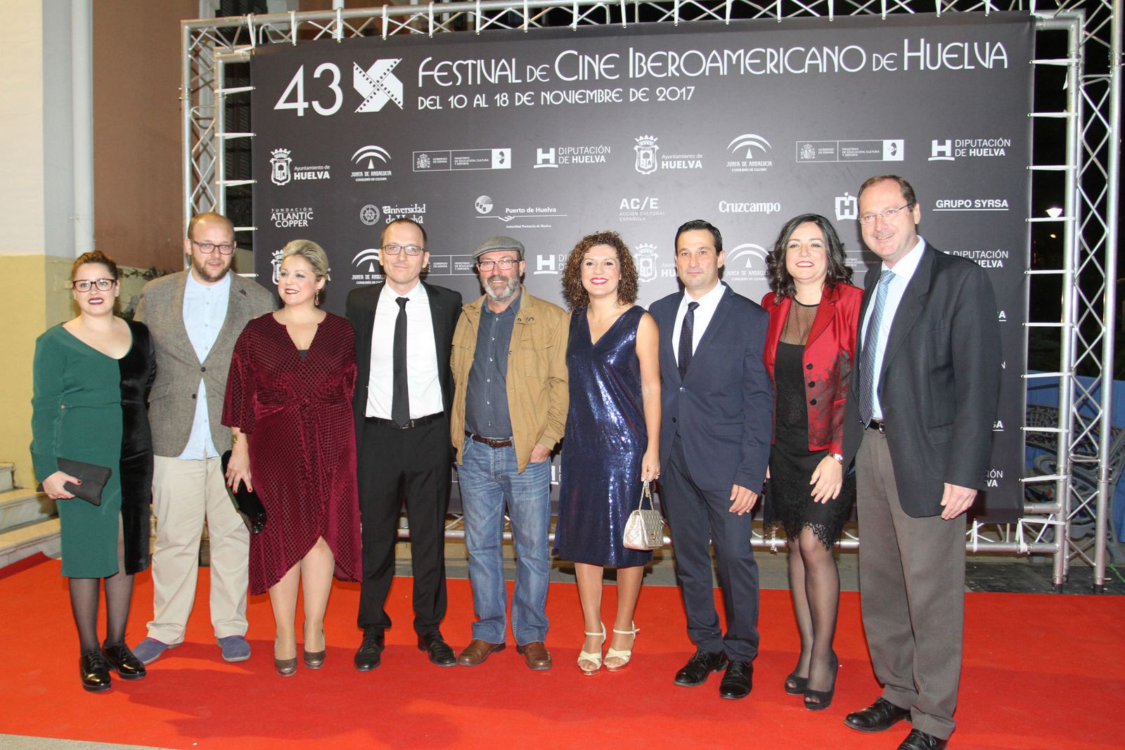 Gala inaugural de la 43 edición del Festival de cine Iberoamericano de Huelva.