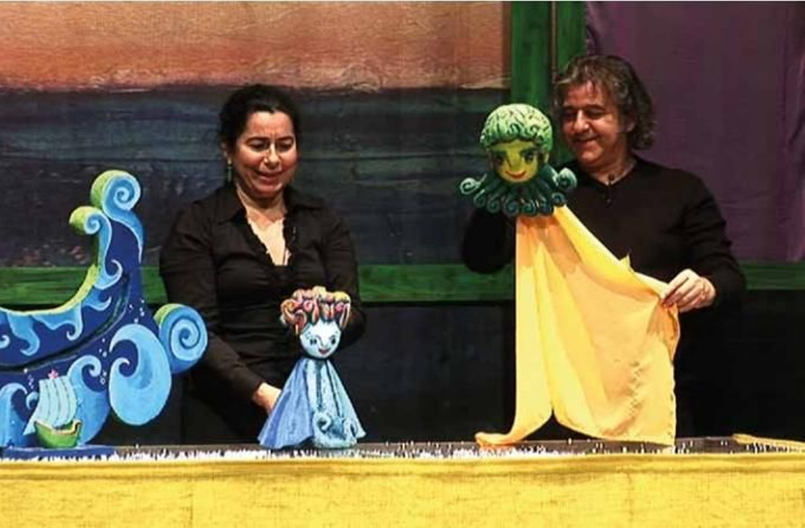 Representación de 'Viento pequeño' de la compañía jerezana La Gotera de Lazotea y que estará este verano en El Jardín de Berta