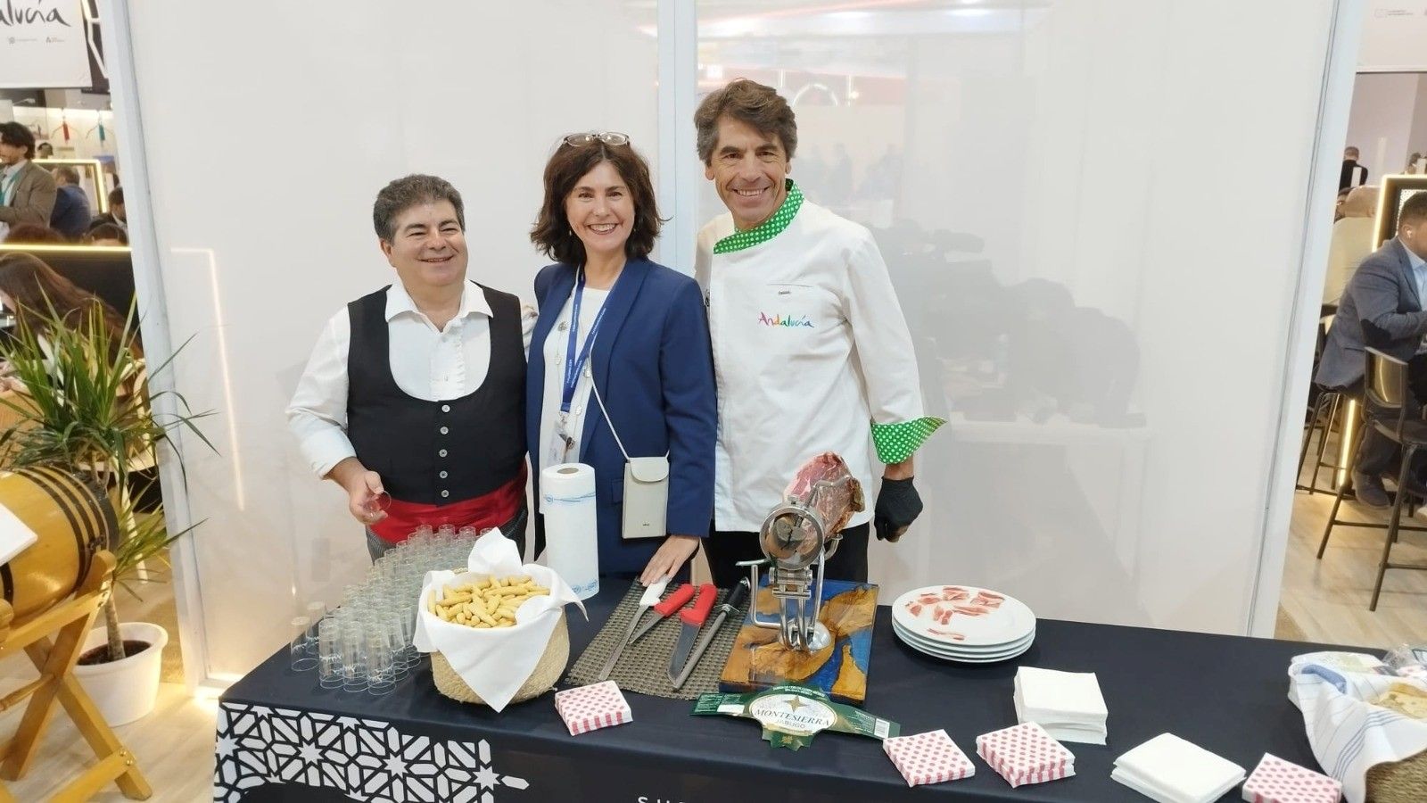 Un momento del encuentro en la capital alemana.