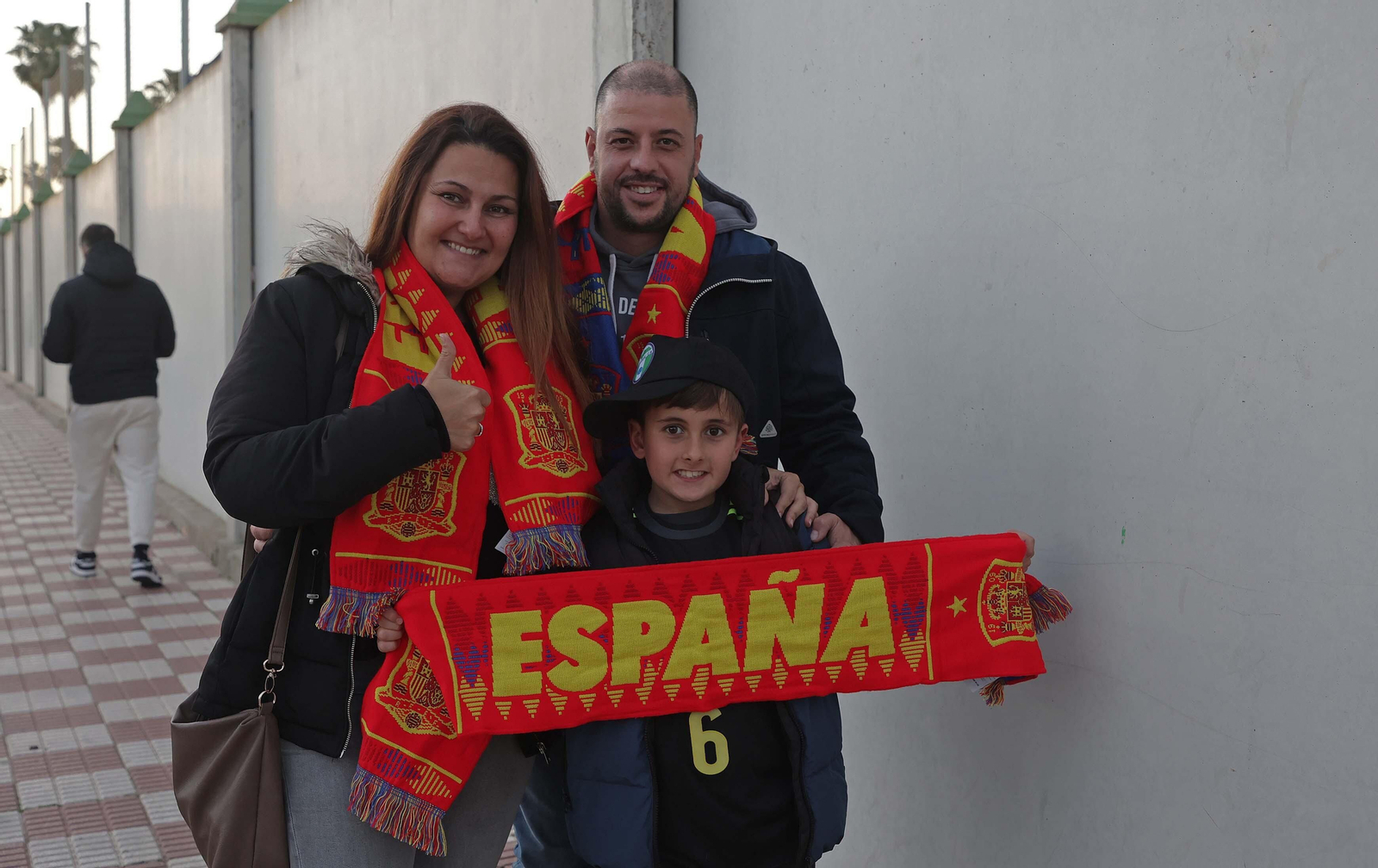 Búscate durante el España - Italia sub-17 celebrado en Los Barrios