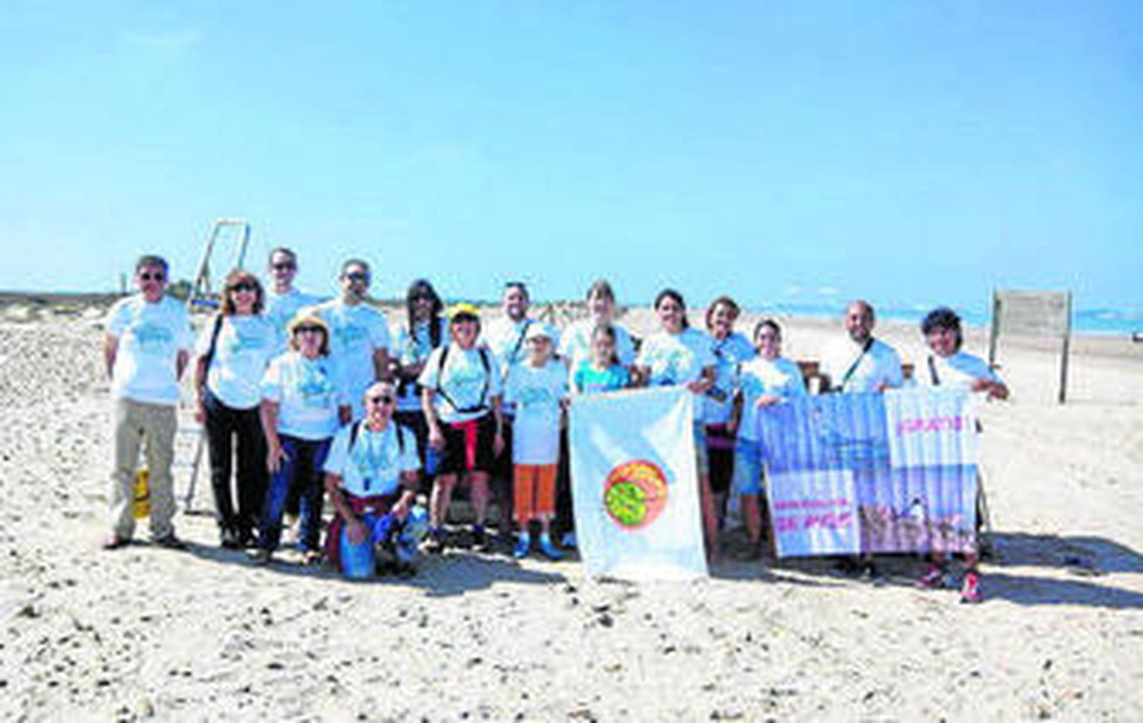 Algunos de los voluntarios que han participado en esta edición.