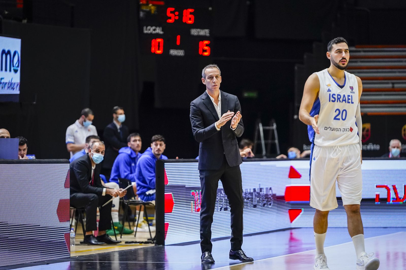 Las fotos de los jugadores del Unicaja en el Israel-España