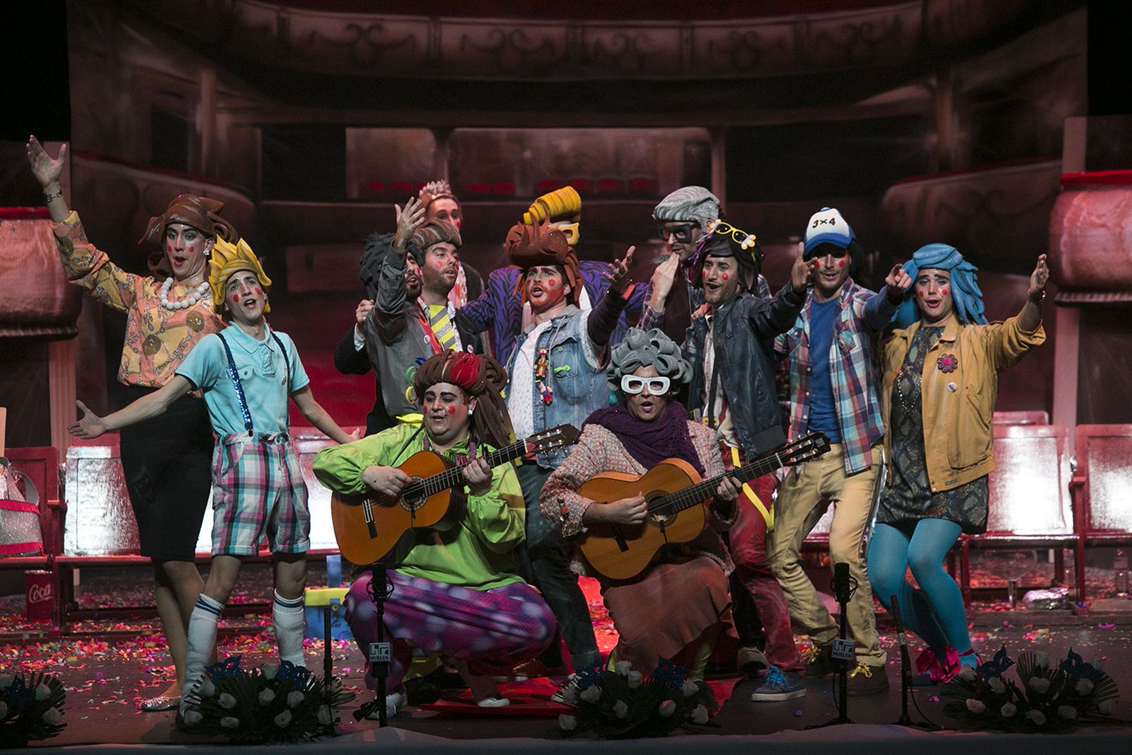 Las imágenes de la octava preliminar del Carnaval Colombino