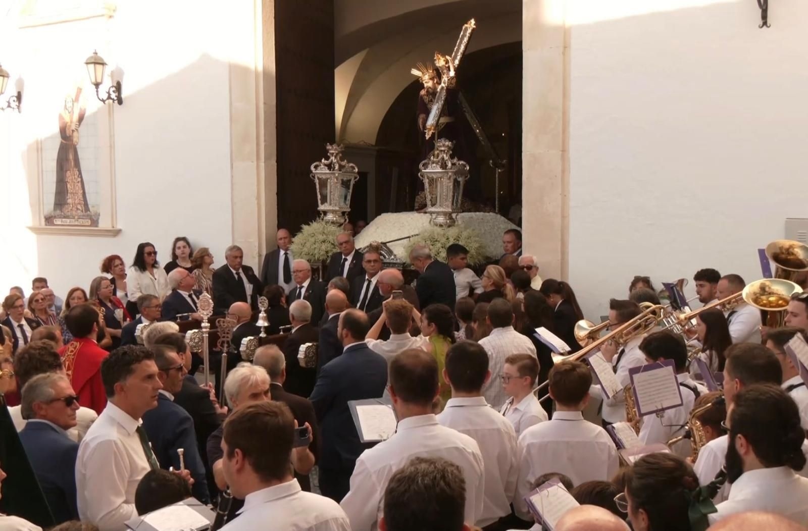 Nuestro Padre Jesús Nazareno, en la procesión en Baena. Nuestro Padre Jesús Nazareno, en la procesión en Baena.