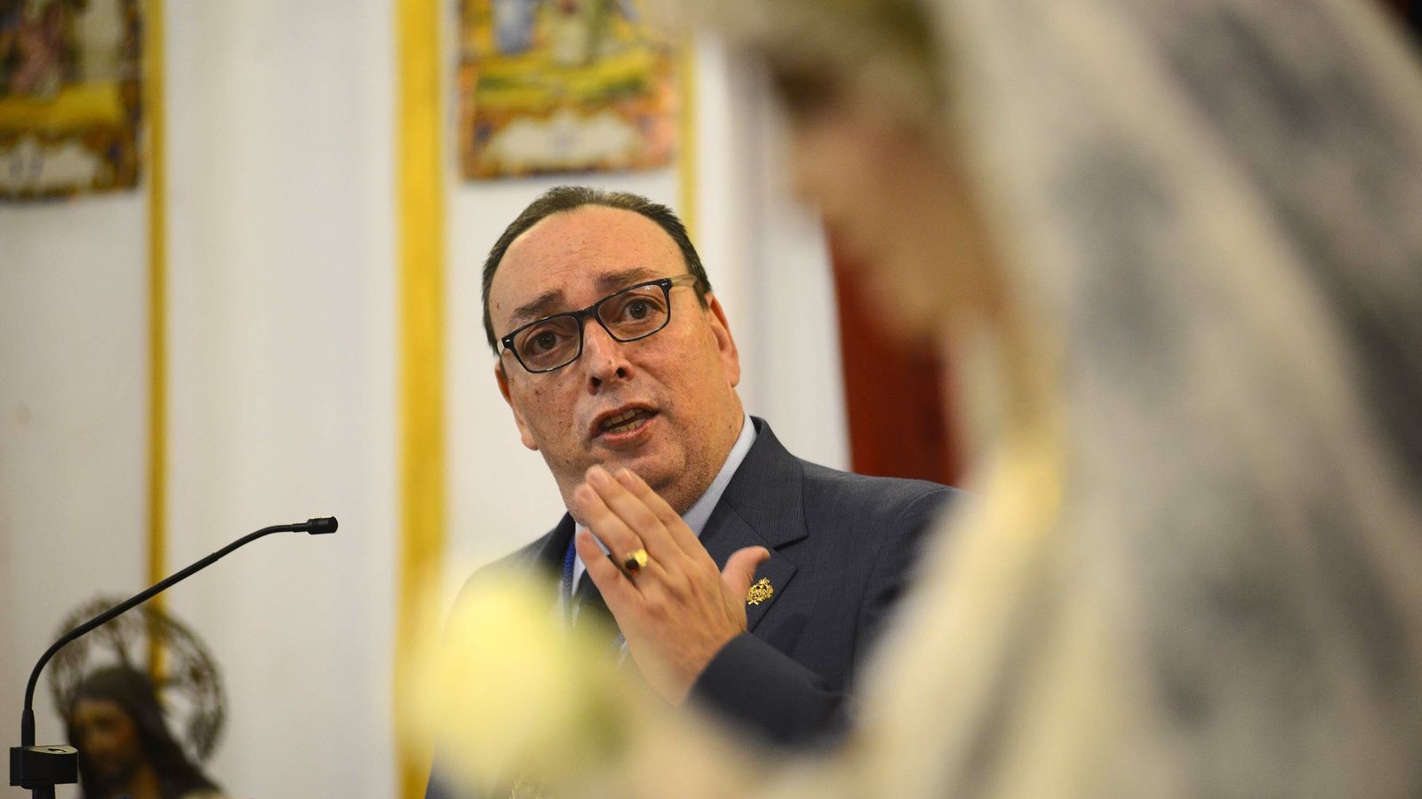 Pepe Valero en el pregón Virgen de las Penas 2019