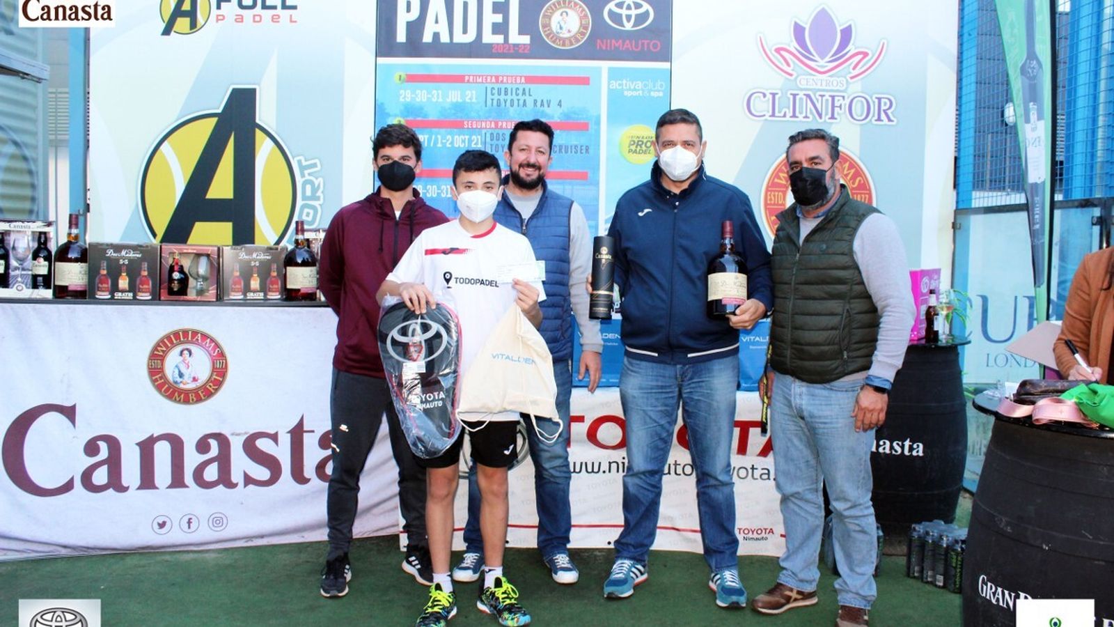 Antonio Sierra padre e hijo, campeones en esta categoría.