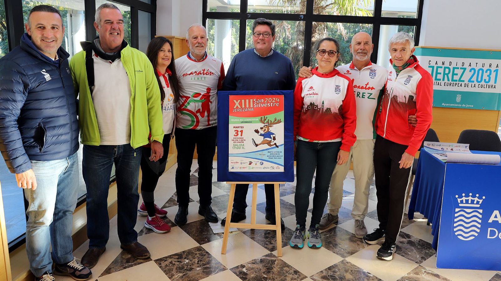 La XIII Carrera San Silvestre 'Maratón Jerez' ha sido presentada este lunes.