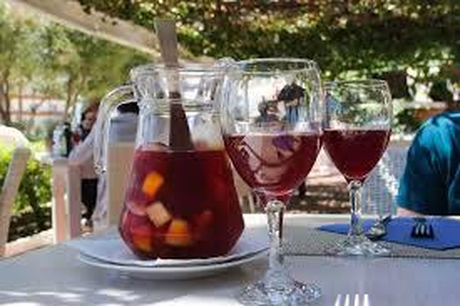 Una jarra de sangría