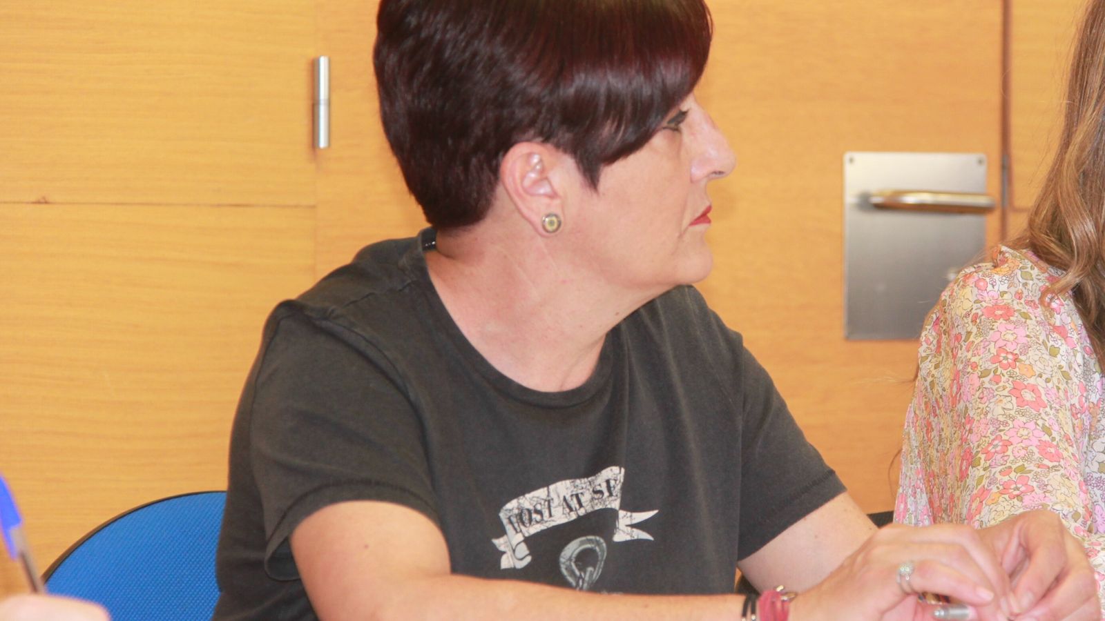 La portavoz socialista, Maribel Carrión, durante el Consejo