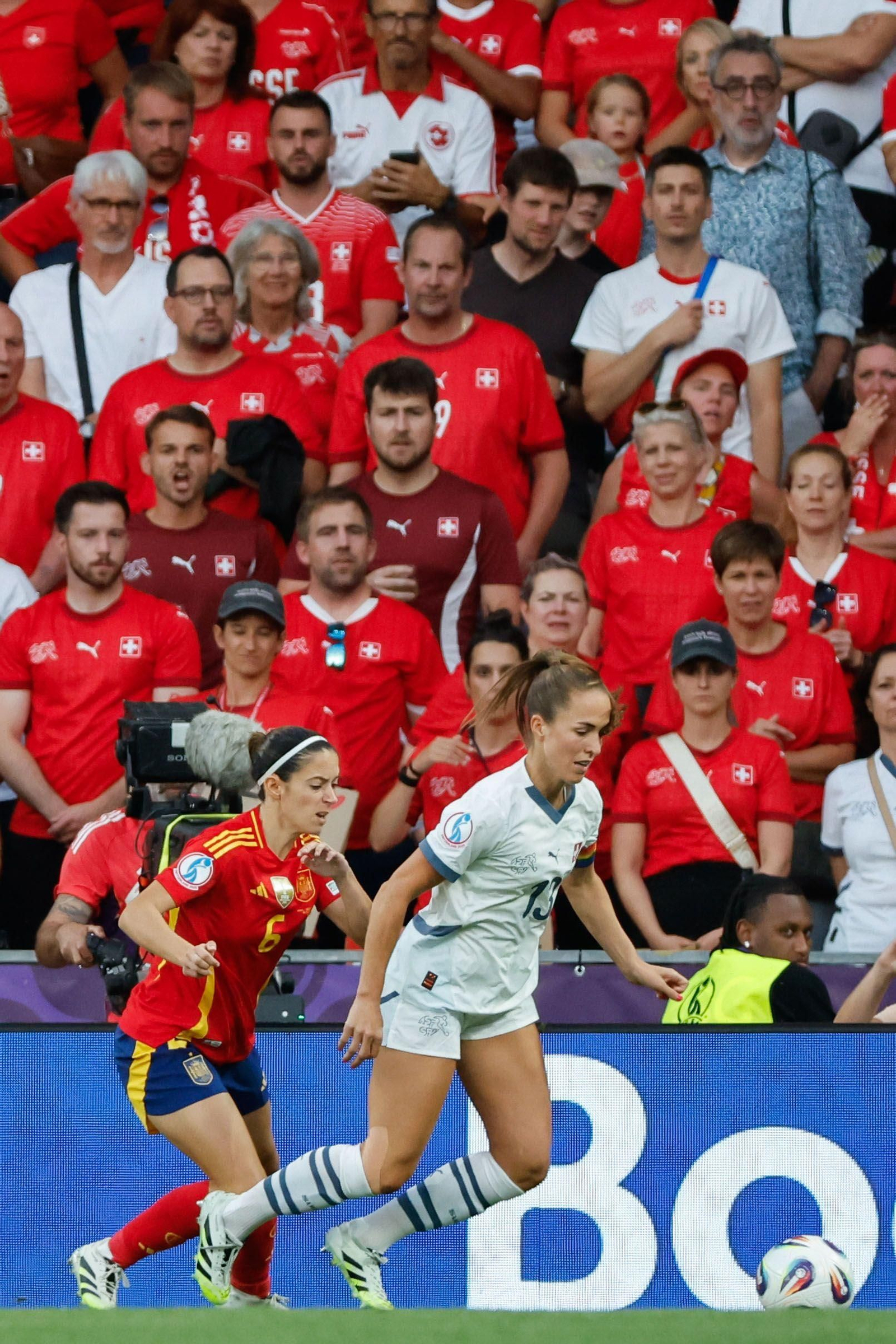 Las mejores fotos del España - Suiza en la Eurocopa femenina