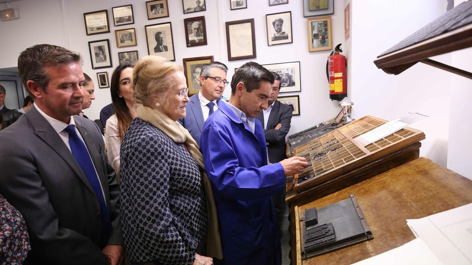 Pepe Andrade, al frente de la Imprenta Sur.