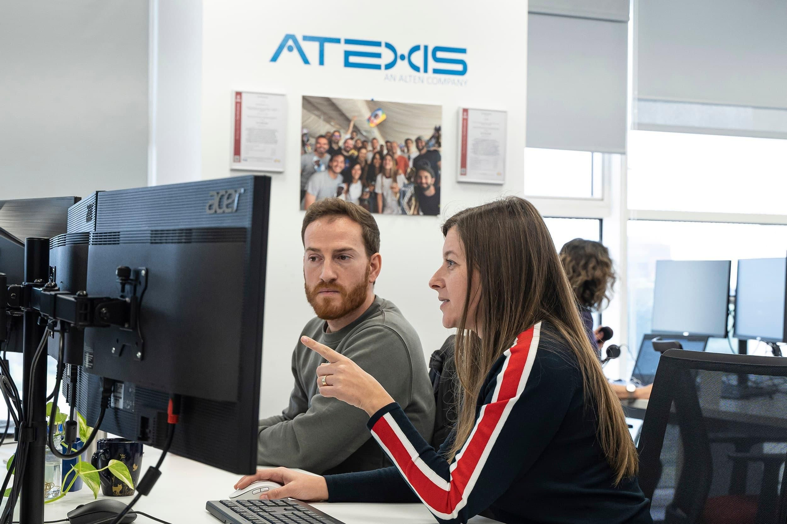 Trabajadores de Atexis.