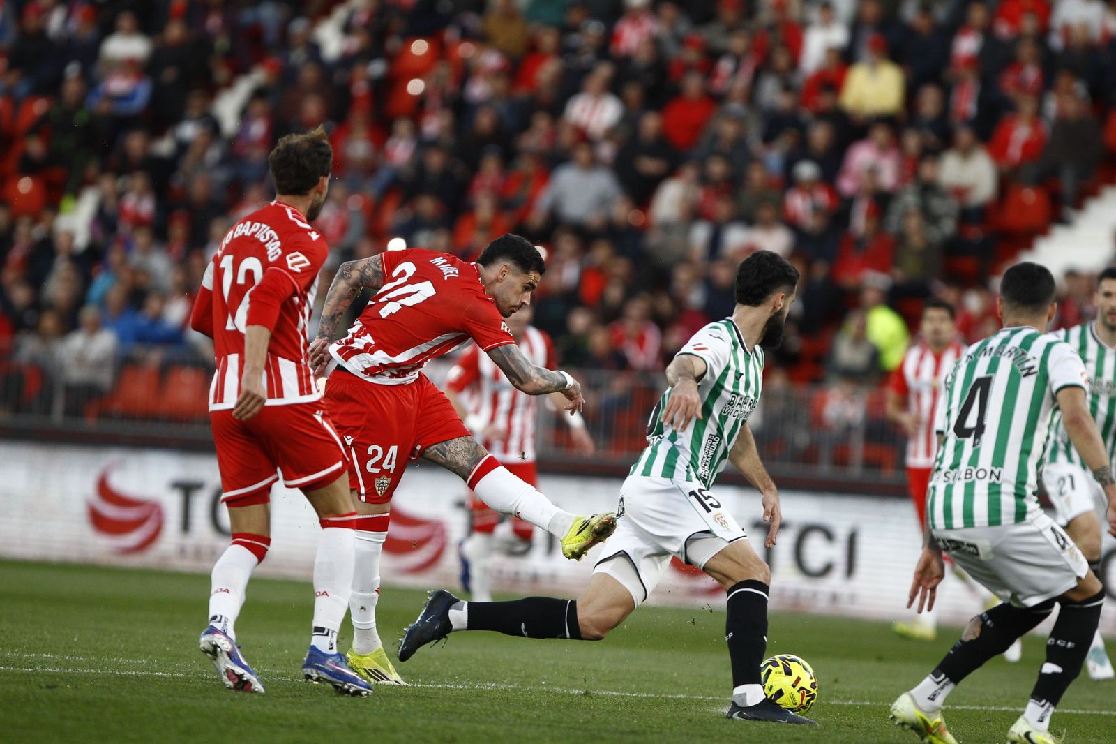 Las fotografías del partido U.D. Almería-Córdoba C.F.