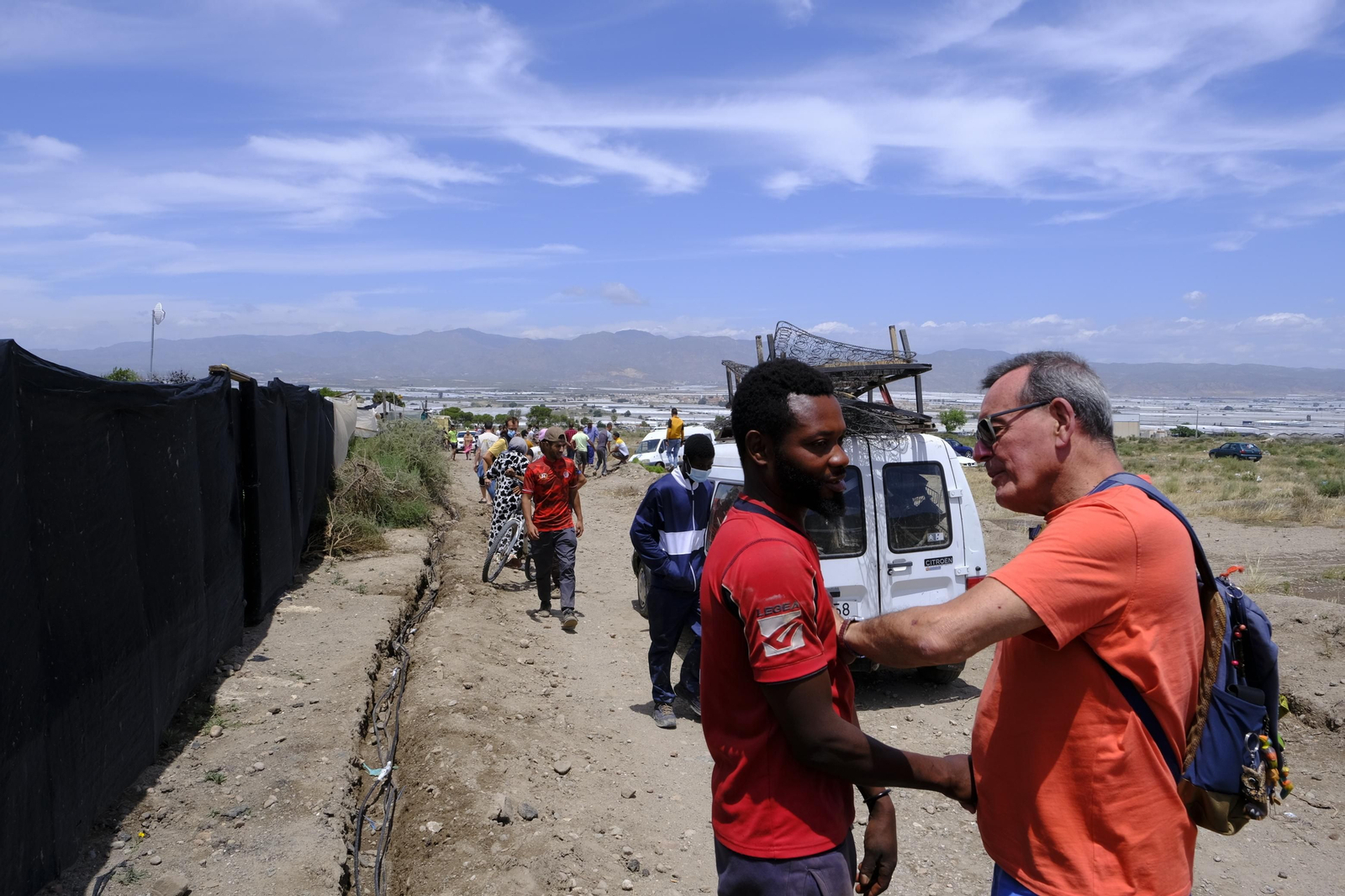 Fotogalería incendio asentamiento de chabolas en Atochares-Níjar (Almería)