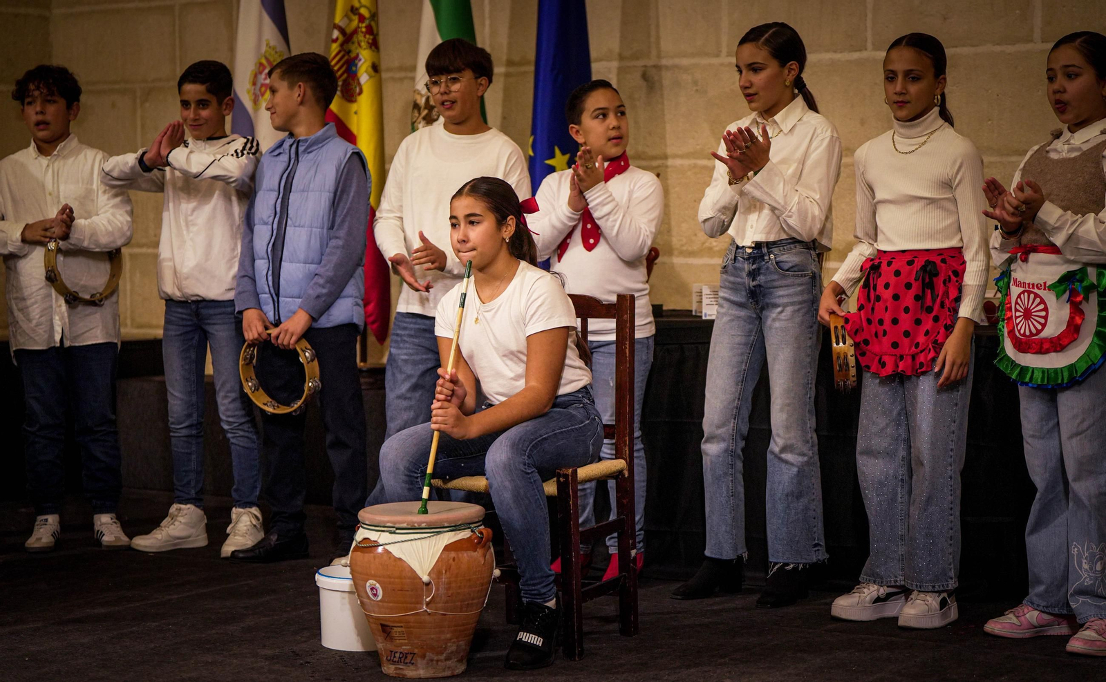 Imágenes del concurso de villancicos de la Cátedra de Flamencología de Jerez