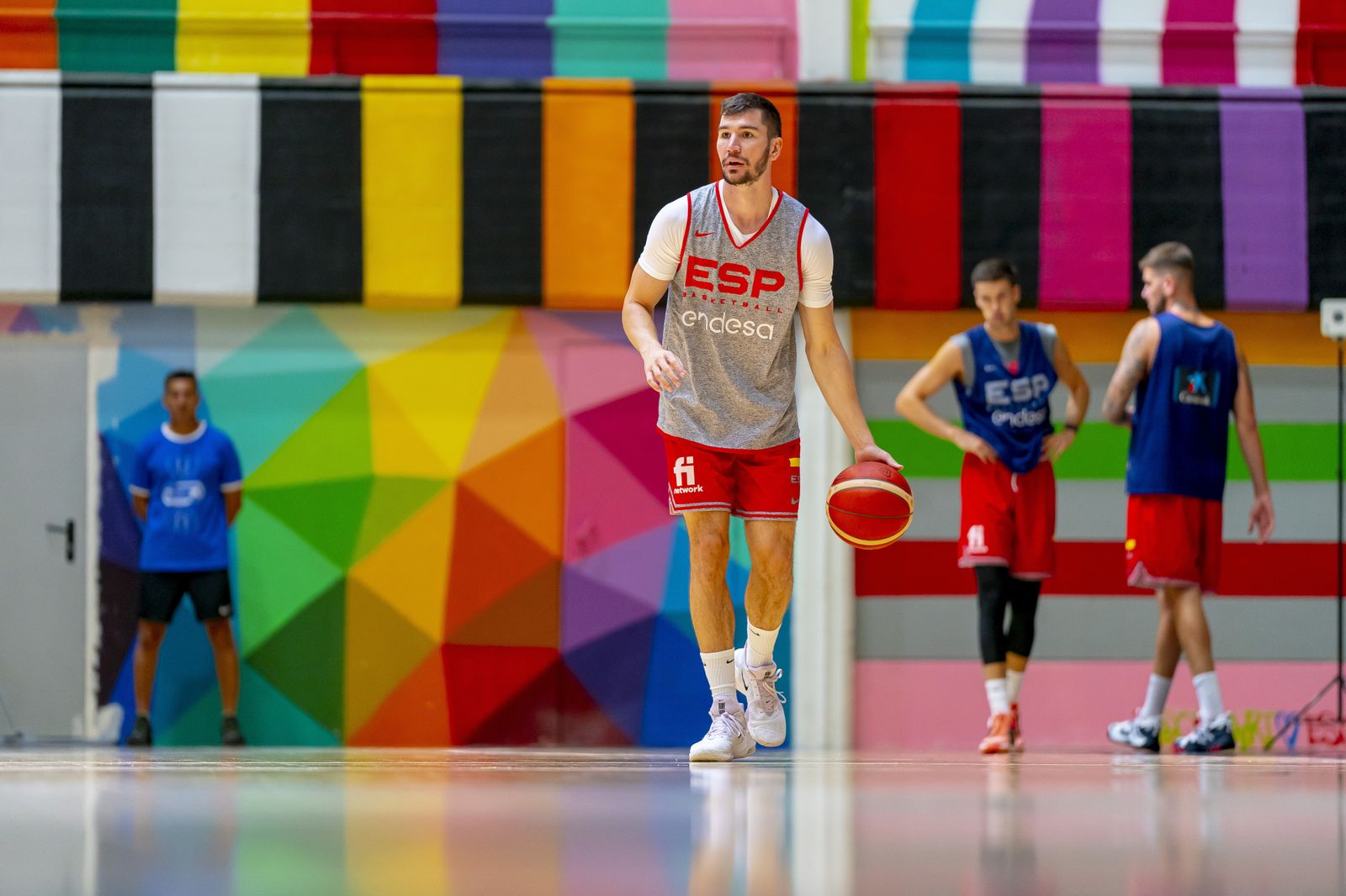 Fotos: Alberto Díaz, Brizuela y Barreiro ya entrenan con España