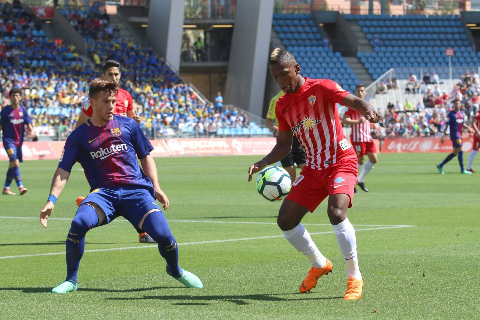 El UD Almería-Barça B, en imágenes