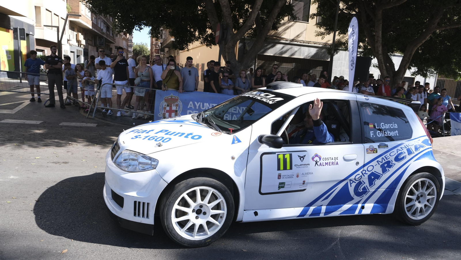 Imágenes de la salida del Rallye Costa de Almería