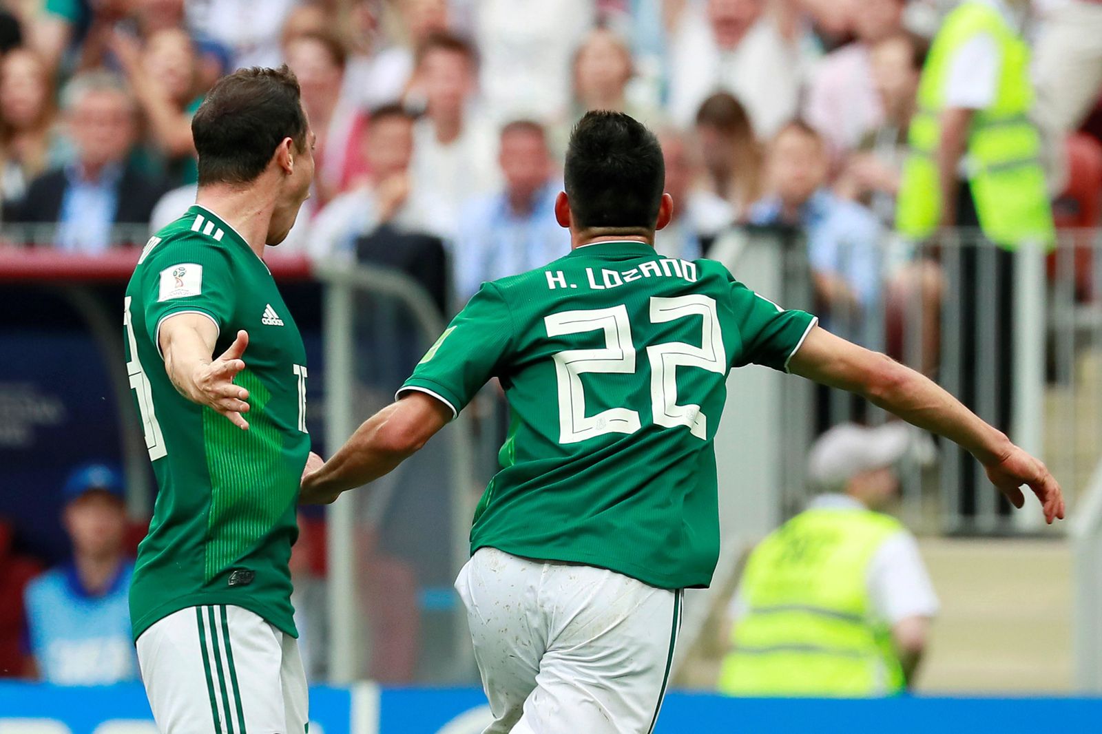 Las imágenes del Alemania-México