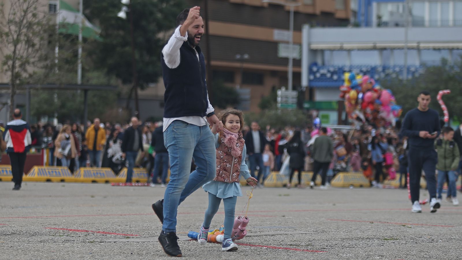 Fotos del arrastre de latas en Algeciras