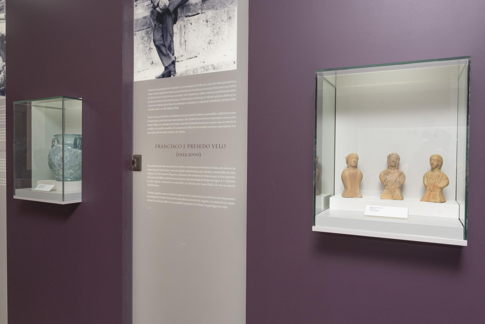 Fotos de la exposición permanente de Carteia en el Museo Municipal de San Roque