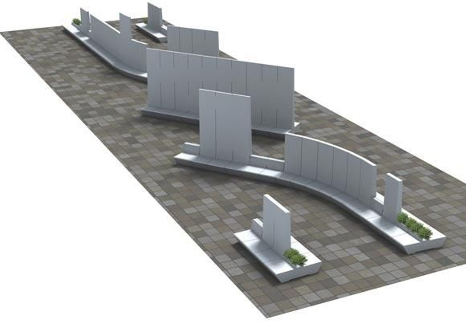 Hormigón para la pintada callejera