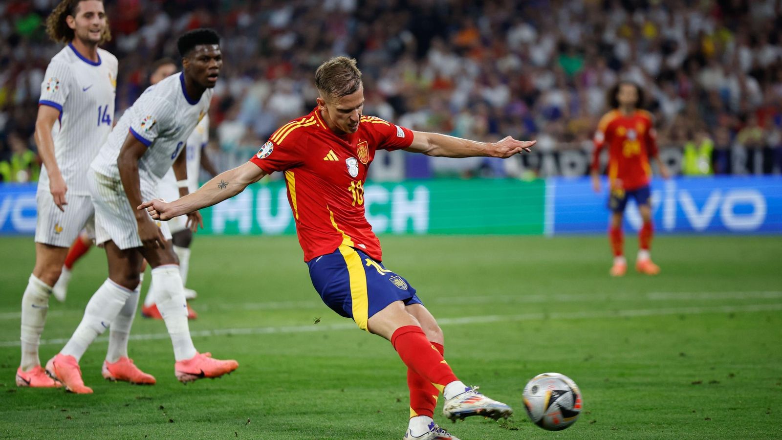 Las mejores imágenes del España - Francia