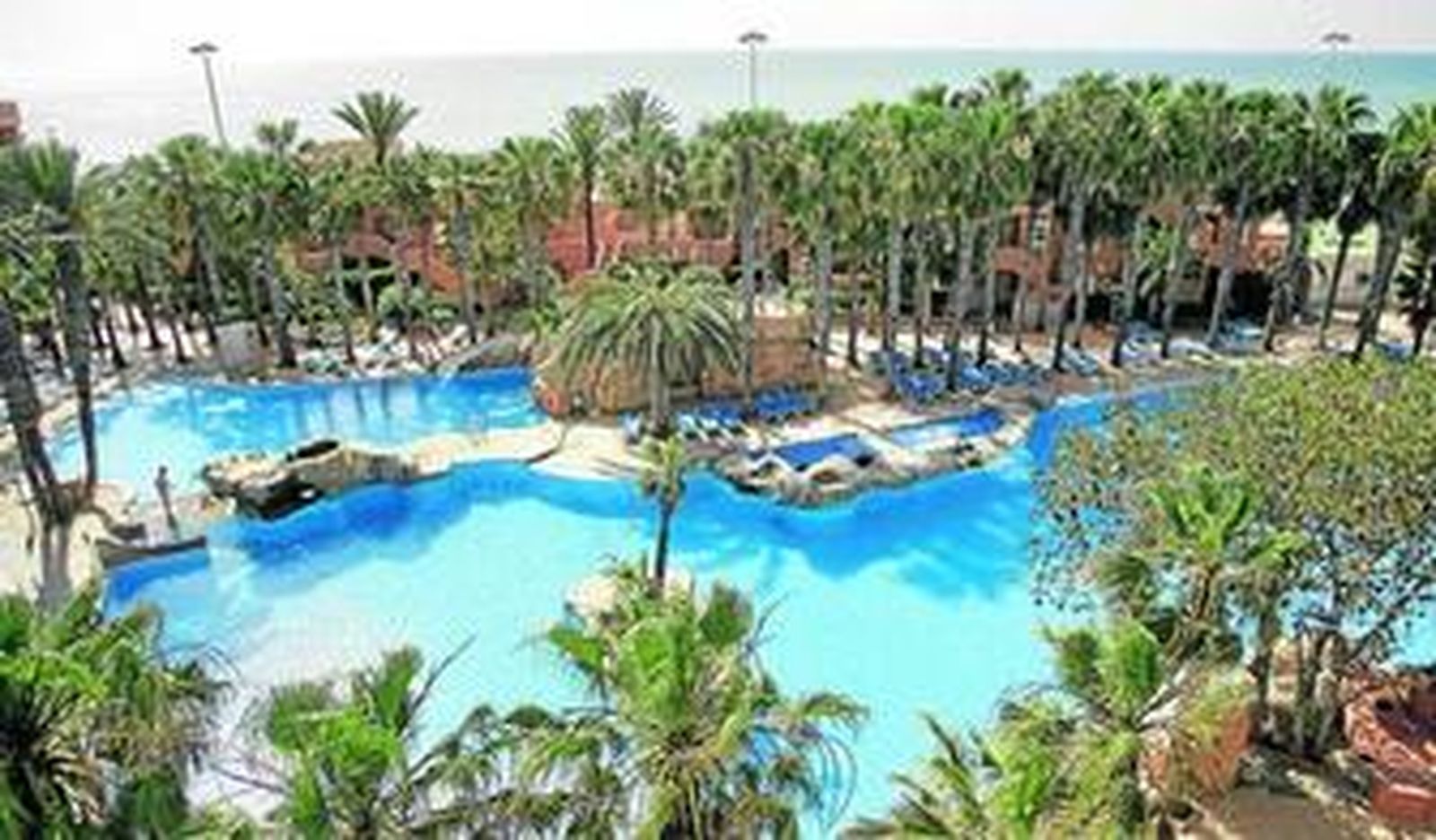 Impresionantes vistas desde una habitación del Hotel Playacapricho, en Roquetas de Mar.