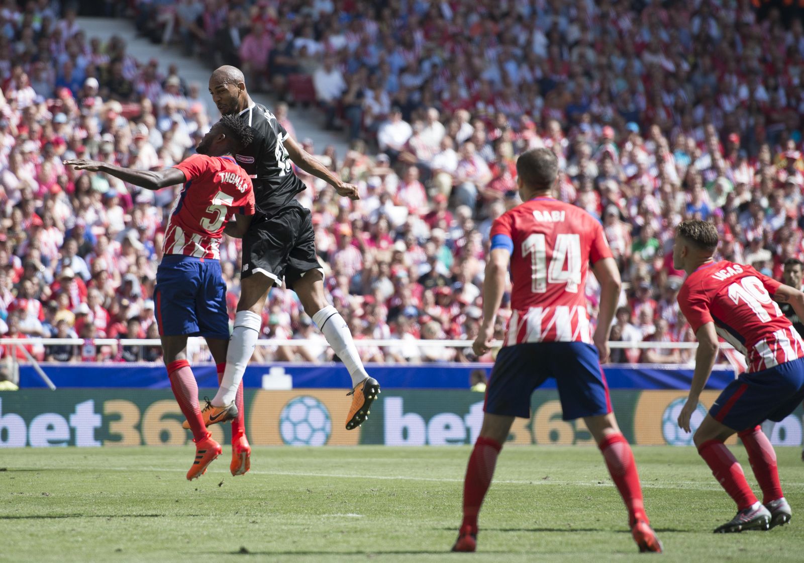 El Atlético de Madrid-Sevilla, en imágenes