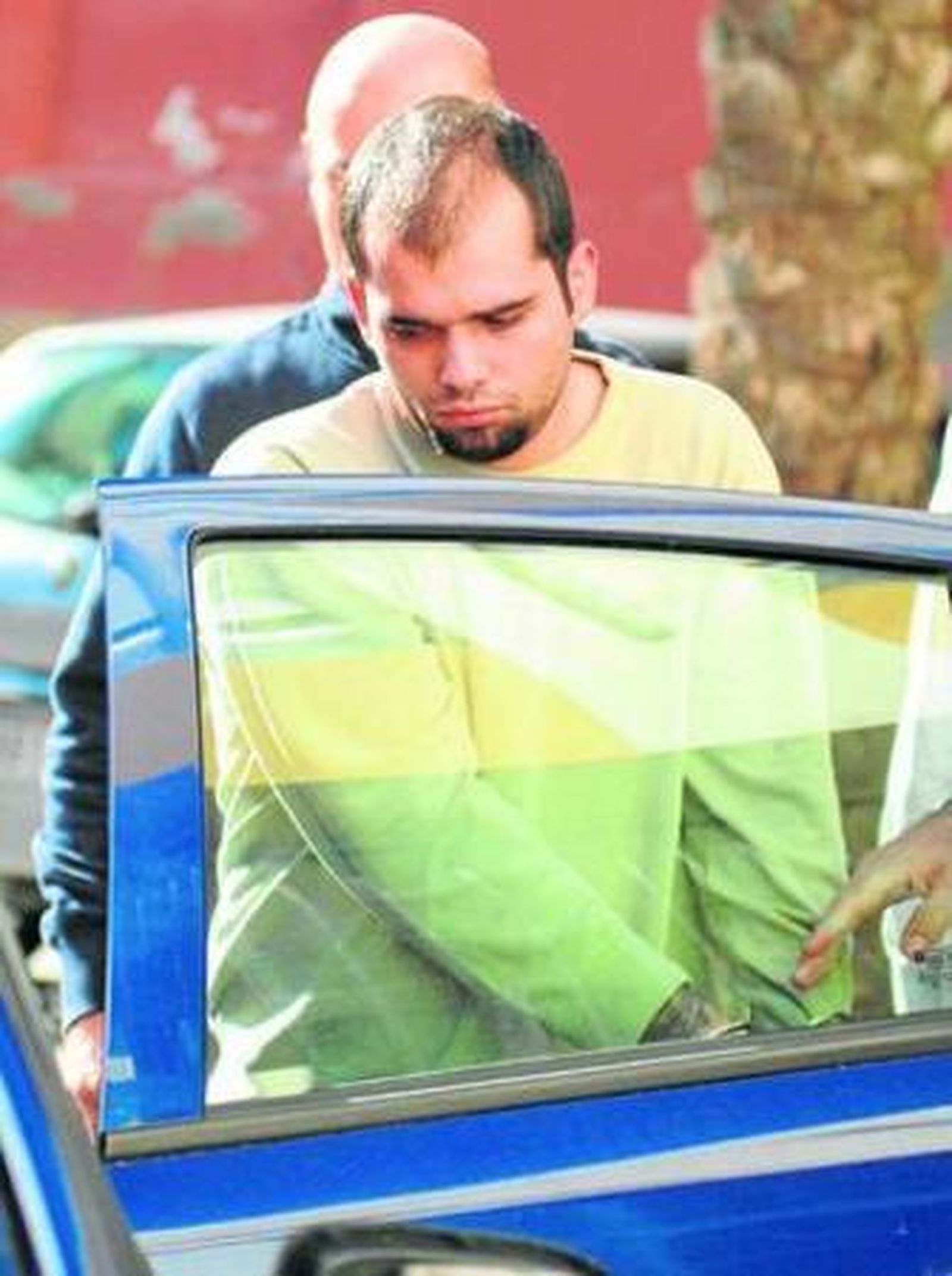 Unai Larraga, hace dos años, tras una declaración ante el juez instructor en San Fernando.