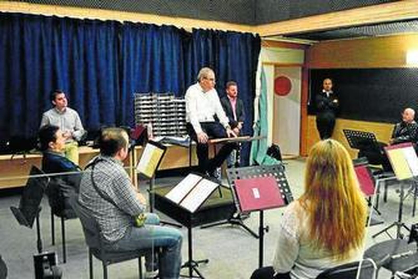 José Solá dirigiendo a la Banda durante la pasada feria.