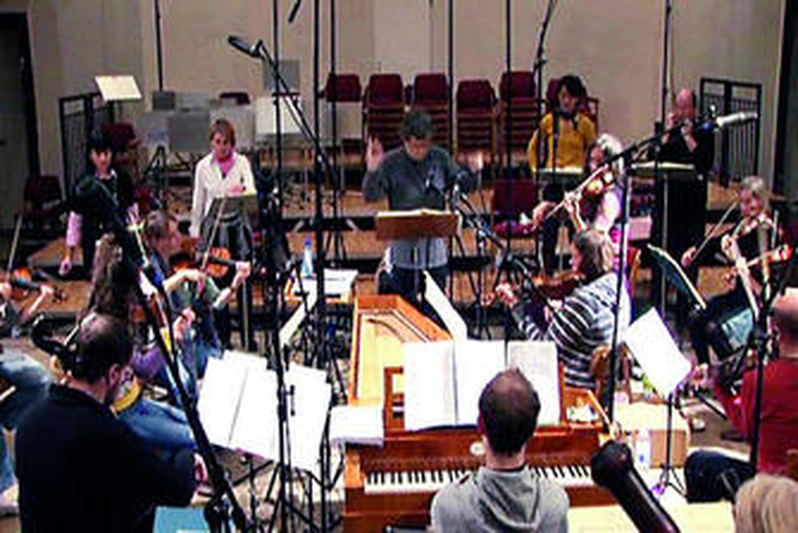 Un momento de la grabación del 'Idomeneo' de Mozart por René Jacobs.