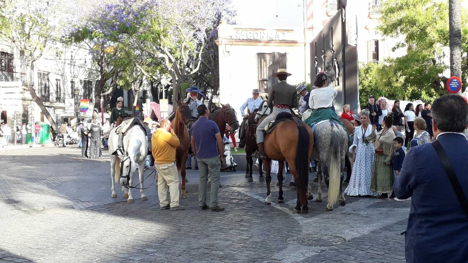 Las imágenes de la salida de la hermandad de Jerez al Rocío